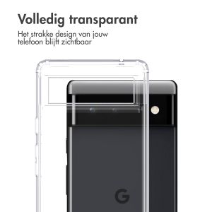 iMoshion Stand Backcover Google Pixel 6a - Transparant