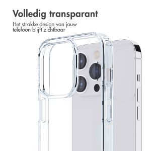 iMoshion Stand Backcover iPhone 14 Pro - Transparant