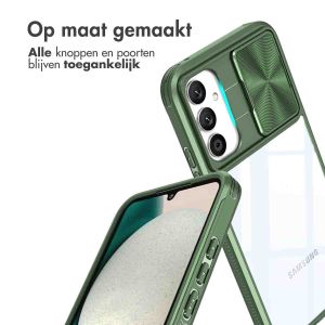 iMoshion Camslider Backcover Samsung Galaxy A34 (5G) - Donkergroen