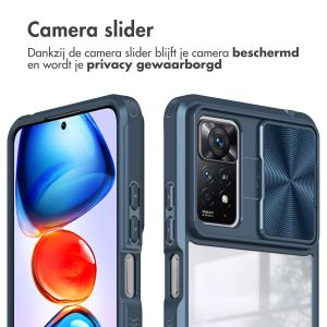 iMoshion Camslider Backcover Xiaomi Redmi Note 11 Pro - Donkerblauw