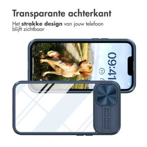 iMoshion Camslider Backcover iPhone 13 - Donkerblauw