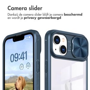 iMoshion Camslider Backcover iPhone 13 - Donkerblauw
