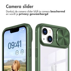 iMoshion Camslider Backcover iPhone 13 - Donkergroen