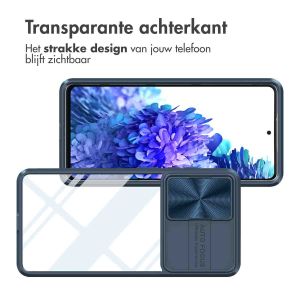 iMoshion Camslider Backcover Samsung Galaxy S20 FE - Donkerblauw