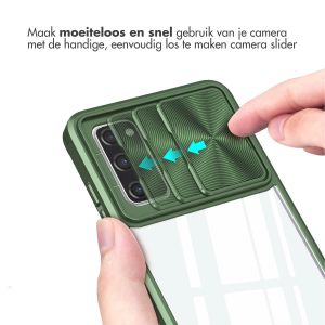 iMoshion Camslider Backcover Samsung Galaxy S20 FE - Donkergroen