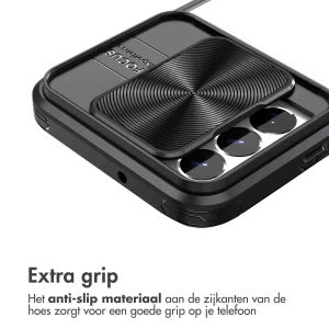 iMoshion Camslider Backcover Samsung Galaxy S22 - Zwart