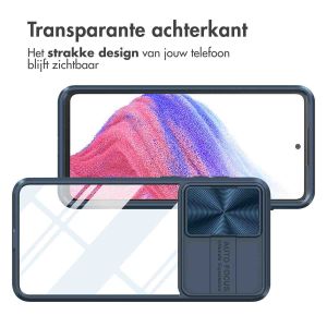 iMoshion Camslider Backcover Samsung Galaxy A53 - Donkerblauw