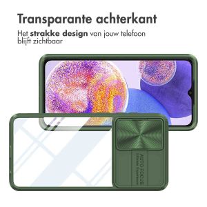 iMoshion Camslider Backcover Samsung Galaxy A23 (5G) - Donkergroen