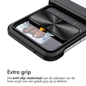 iMoshion Camslider Backcover Samsung Galaxy Z Flip 4 - Zwart