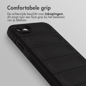 iMoshion EasyGrip Backcover iPhone SE (2022 / 2020) / 8 / 7 - Zwart