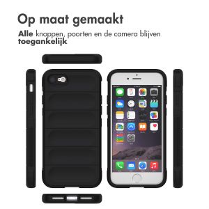 iMoshion EasyGrip Backcover iPhone SE (2022 / 2020) / 8 / 7 - Zwart