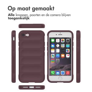 iMoshion EasyGrip Backcover iPhone SE (2022 / 2020) / 8 / 7 - Aubergine