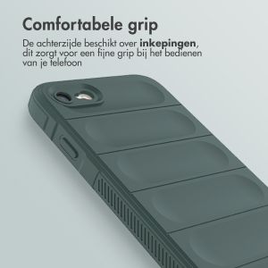 iMoshion EasyGrip Backcover iPhone SE (2022 / 2020) / 8 / 7 - Donkergroen