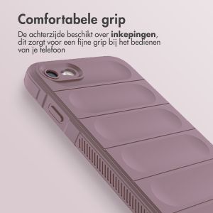 iMoshion EasyGrip Backcover iPhone SE (2022 / 2020) / 8 / 7 - Paars