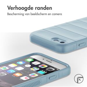 iMoshion EasyGrip Backcover iPhone SE (2022 / 2020) / 8 / 7 - Lichtblauw