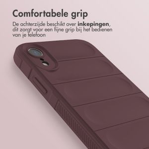 iMoshion EasyGrip Backcover iPhone Xr - Aubergine