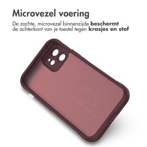 iMoshion EasyGrip Backcover iPhone 12 - Aubergine