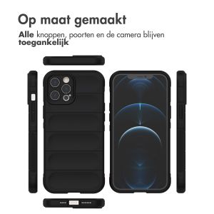 iMoshion EasyGrip Backcover iPhone 12 Pro Max - Zwart