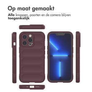 iMoshion EasyGrip Backcover iPhone 13 Pro - Aubergine