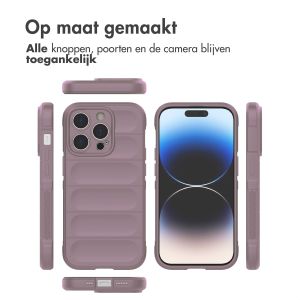 iMoshion EasyGrip Backcover iPhone 14 Pro - Paars