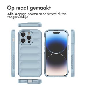 iMoshion EasyGrip Backcover iPhone 14 Pro - Lichtblauw