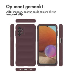 iMoshion EasyGrip Backcover Samsung Galaxy A32 (5G) - Aubergine
