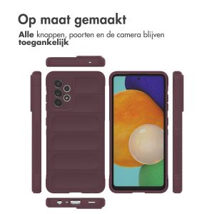 iMoshion EasyGrip Backcover Samsung Galaxy A52(s) (5G/4G) - Aubergine