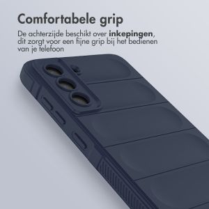 iMoshion EasyGrip Backcover Samsung Galaxy S21 FE - Donkerblauw