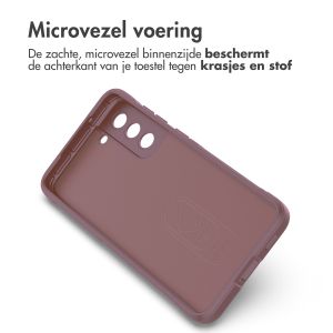 iMoshion EasyGrip Backcover Samsung Galaxy S21 FE - Paars