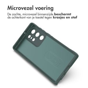 iMoshion EasyGrip Backcover Samsung Galaxy S22 Ultra - Donkergroen