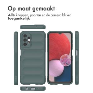 iMoshion EasyGrip Backcover Samsung Galaxy A13 (4G) - Donkergroen