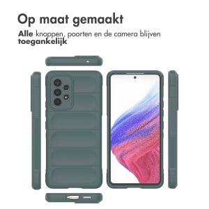 iMoshion EasyGrip Backcover Samsung Galaxy A53 - Donkergroen