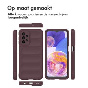 iMoshion EasyGrip Backcover Samsung Galaxy A23 (5G) - Aubergine