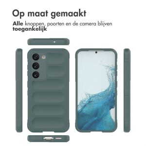 iMoshion EasyGrip Backcover Samsung Galaxy S23 Plus - Donkergroen