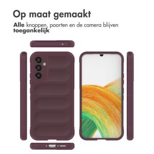 iMoshion EasyGrip Backcover Samsung Galaxy A34 (5G) - Aubergine