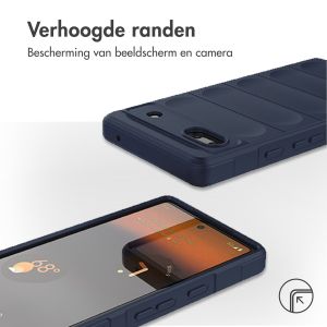 iMoshion EasyGrip Backcover Google Pixel 6a - Donkerblauw