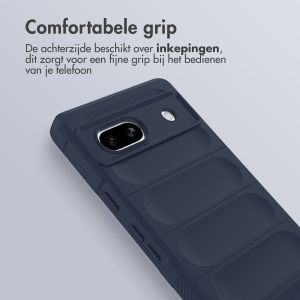 iMoshion EasyGrip Backcover Google Pixel 7a - Donkerblauw
