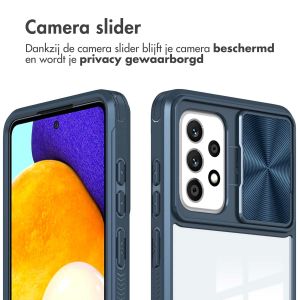 iMoshion Camslider Backcover Samsung Galaxy A52(s) (5G/4G) - Donkerblauw