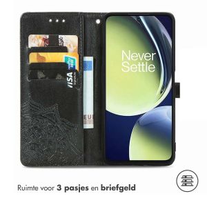 iMoshion Mandala Bookcase OnePlus Nord CE 3 / CE 3 Lite - Zwart