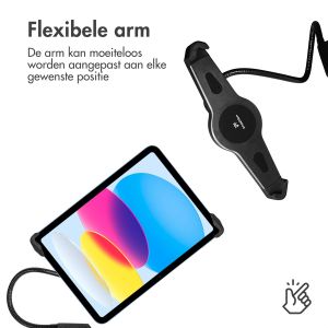 iMoshion Flexibele tablethouder bureau - inclusief telefoonhouder - Zwart