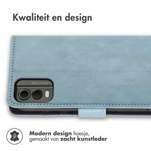 iMoshion Luxe Bookcase Nokia C32 - Lichtblauw