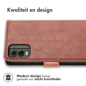 iMoshion Luxe Bookcase Nokia C32 - Bruin