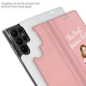 Ontwerp je eigen Samsung Galaxy S23 Ultra gel bookcase hoes