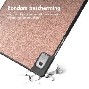 iMoshion Trifold Bookcase Lenovo Tab M9 - Rosé Goud