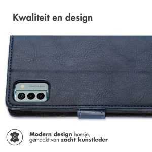 iMoshion Luxe Bookcase Nokia G22 - Donkerblauw