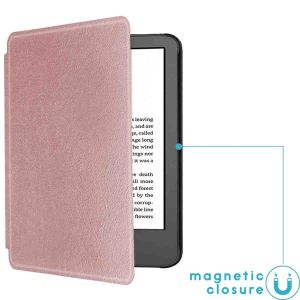 iMoshion Slim Hard Case Sleepcover Amazon Kindle (2022) 11th gen - Rosé Goud