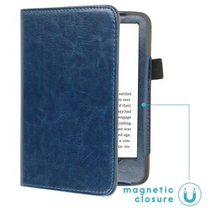 iMoshion Vegan Leather Bookcase Amazon Kindle (2022) 11th gen - Donkerblauw