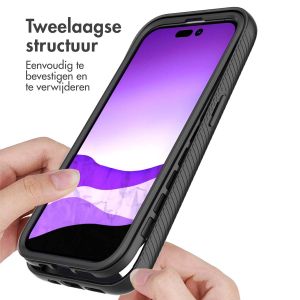 iMoshion 360° Full Protective Case iPhone 14 Pro - Zwart