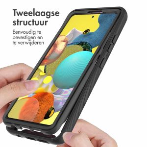 iMoshion 360° Full Protective Case Samsung Galaxy A51 - Zwart