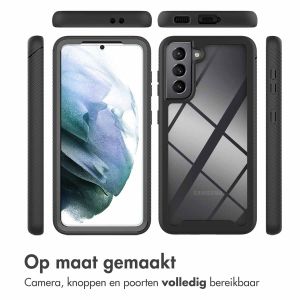 iMoshion 360° Full Protective Case Samsung Galaxy S21 - Zwart